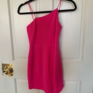 hot pink mini dress